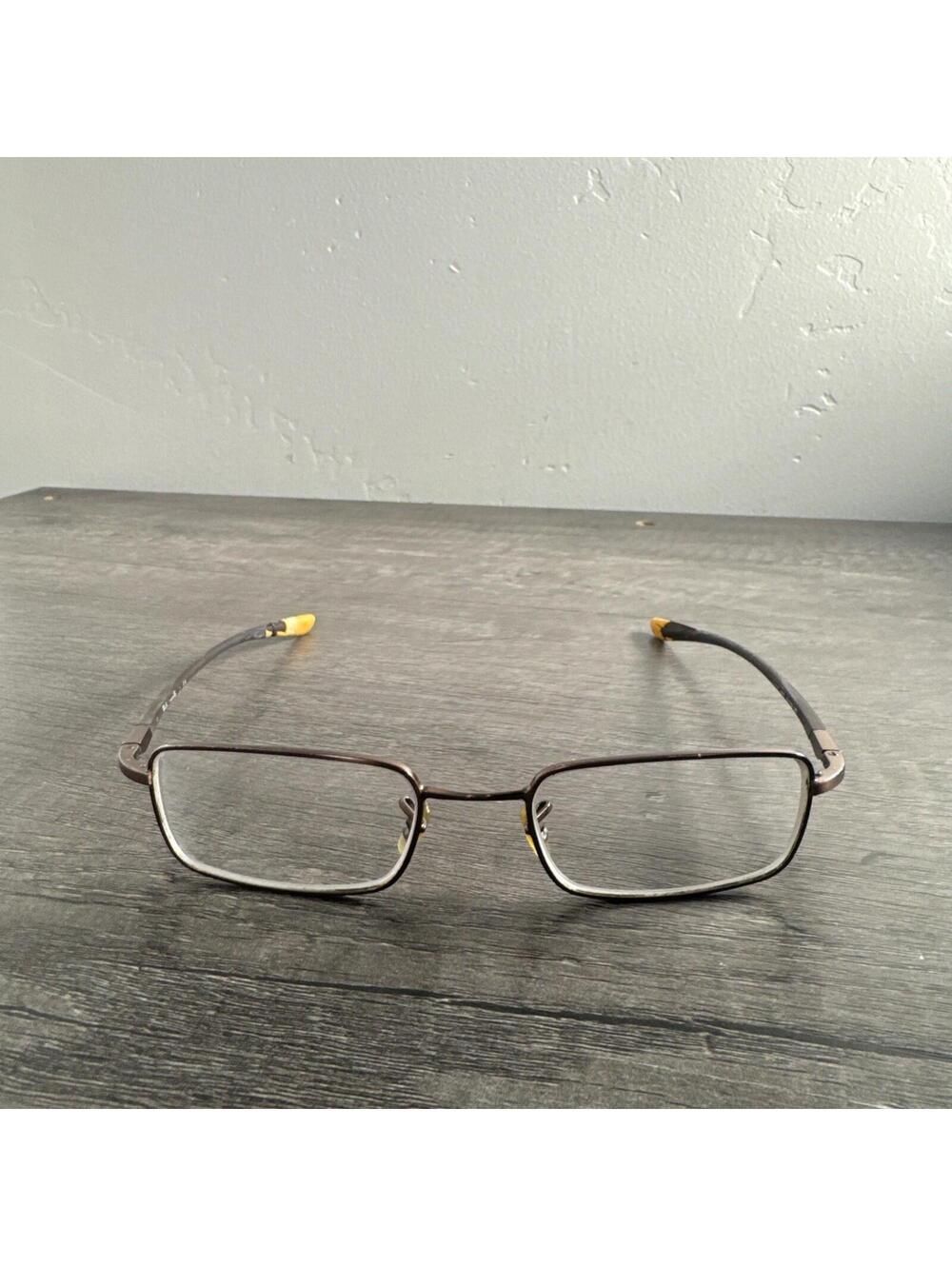 Ray-Ban Eyeglasses RB 7511 1077 Memoray Brown Frame Orange Accents 49-19-140